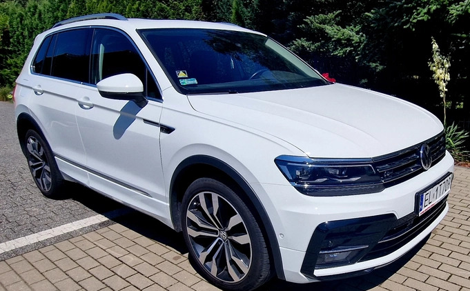 Volkswagen Tiguan cena 143000 przebieg: 48000, rok produkcji 2019 z Łódź małe 277